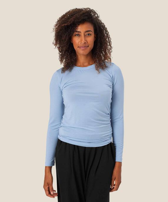 Doritla JERSEY Top, Blue Fog