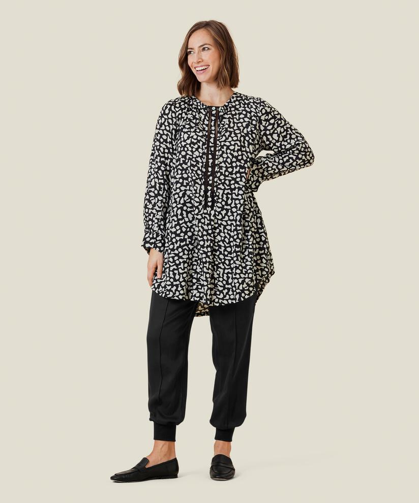 GLENNAT TUNIC, Black