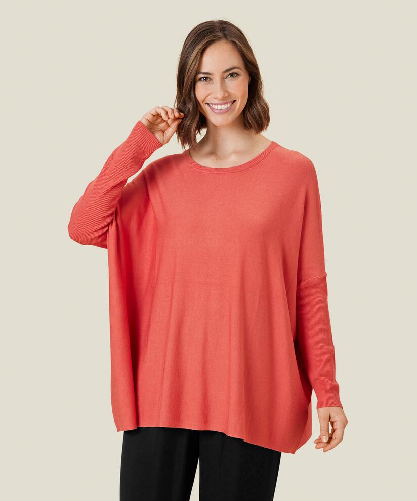 Fanasi Jumper, Spiced Coral, hi-res