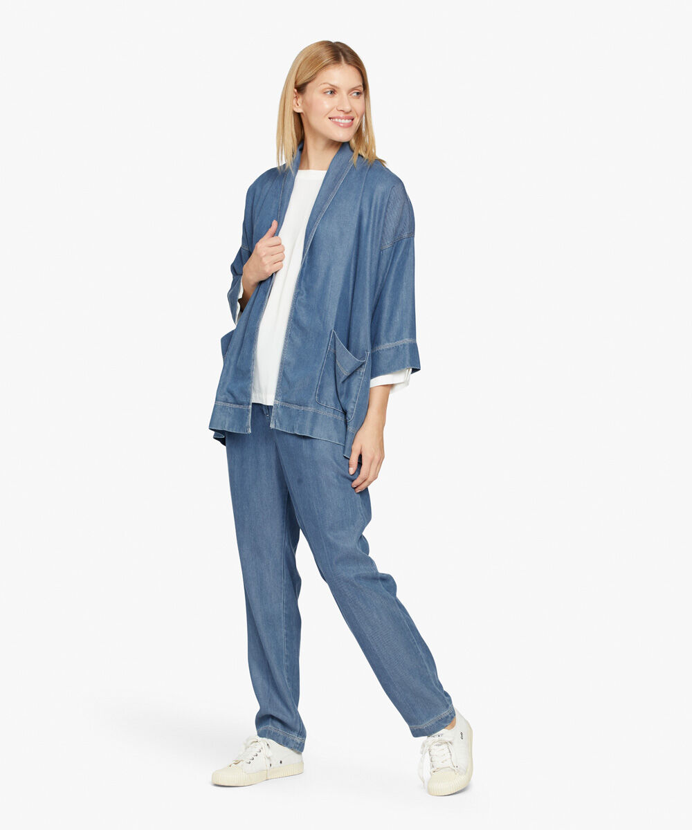 PETRON TROUSERS , Blue Denim