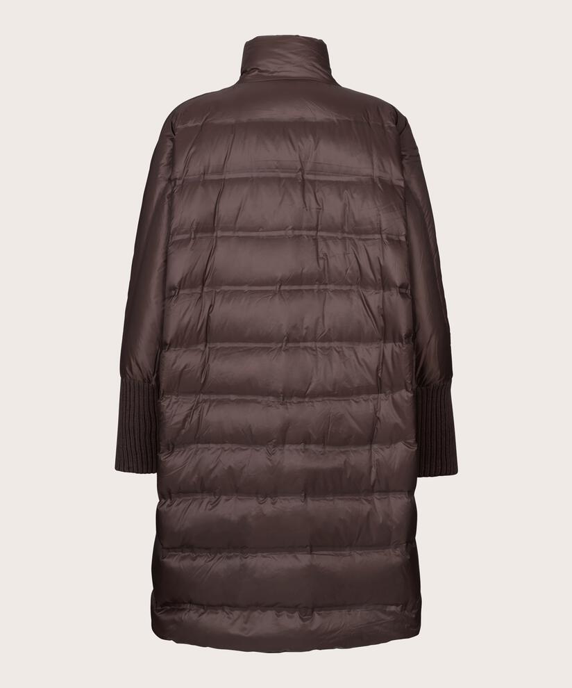 Tilda Down Coat, Coffee Bean