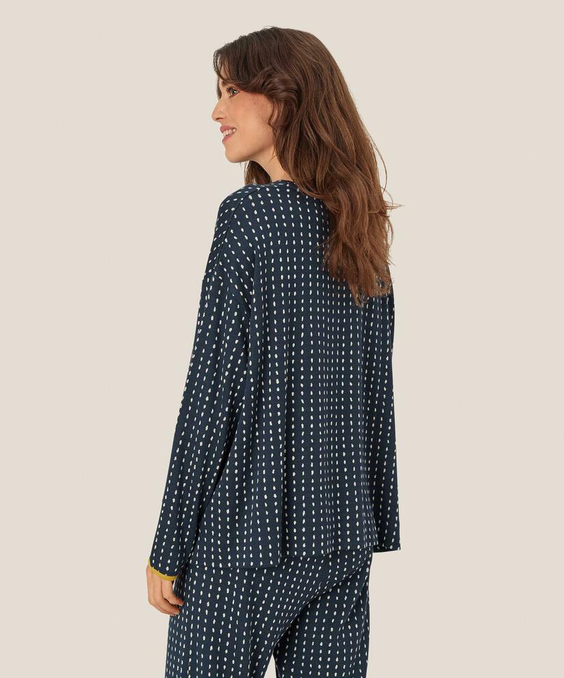 Damira JERSEY Top, Mood Indigo