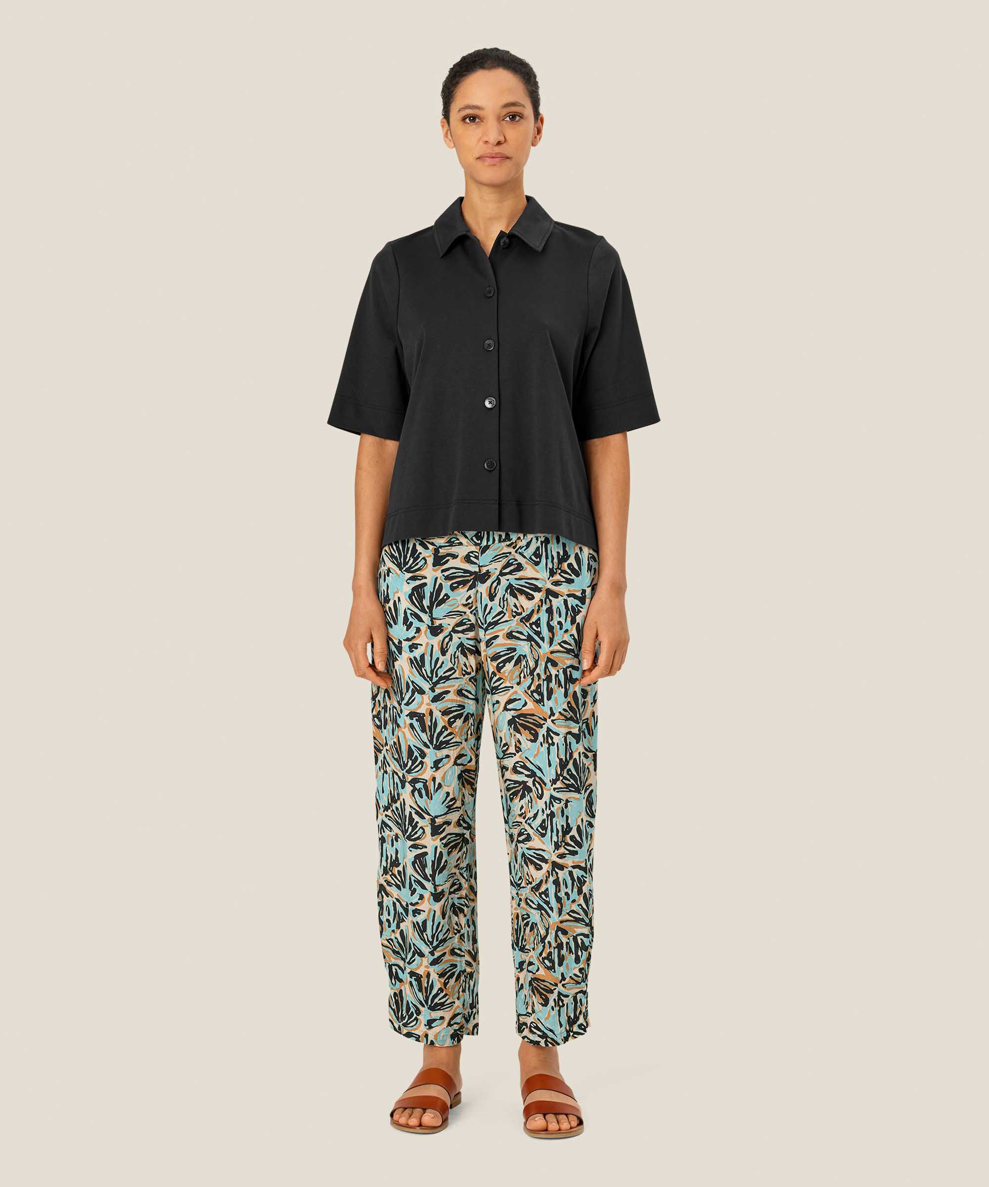 Ingelisa JERSEY Shirt, Black