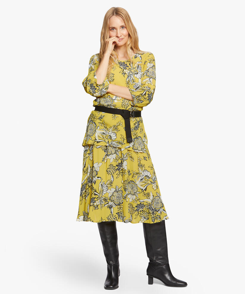 SONDRA SKIRT, Oil Yellow