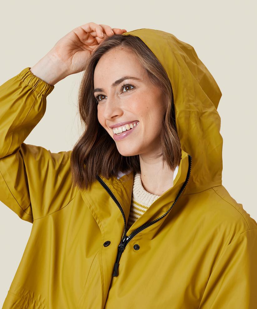 Terenna Rain Coat, Olive Oil, hi-res