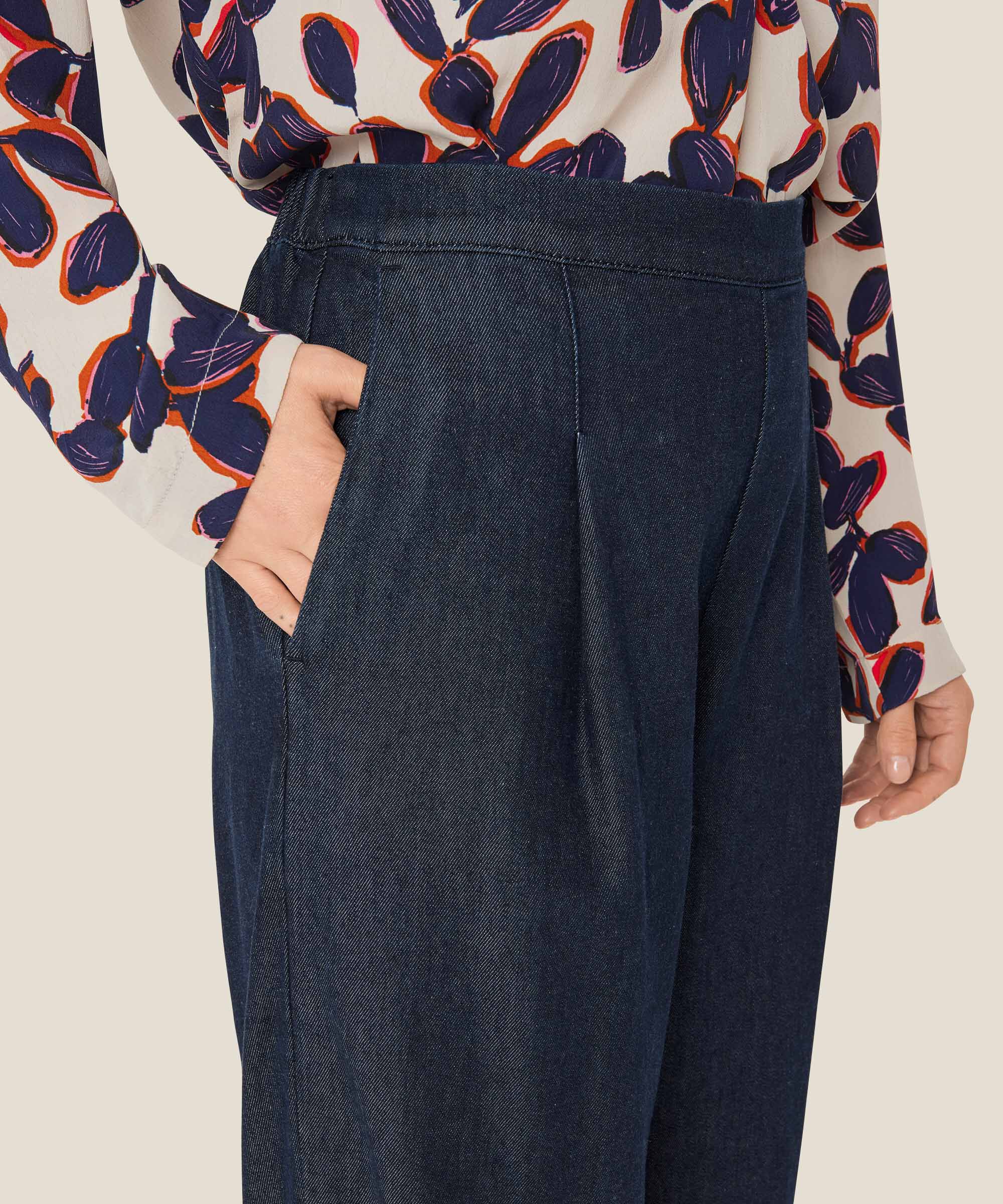 Parker Denim Trousers, Dark Denim