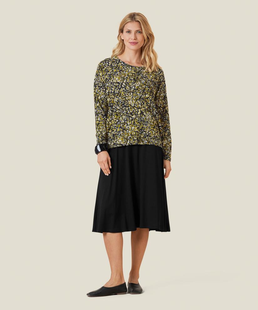 DALINA JERSEY TOP, Olive Oil