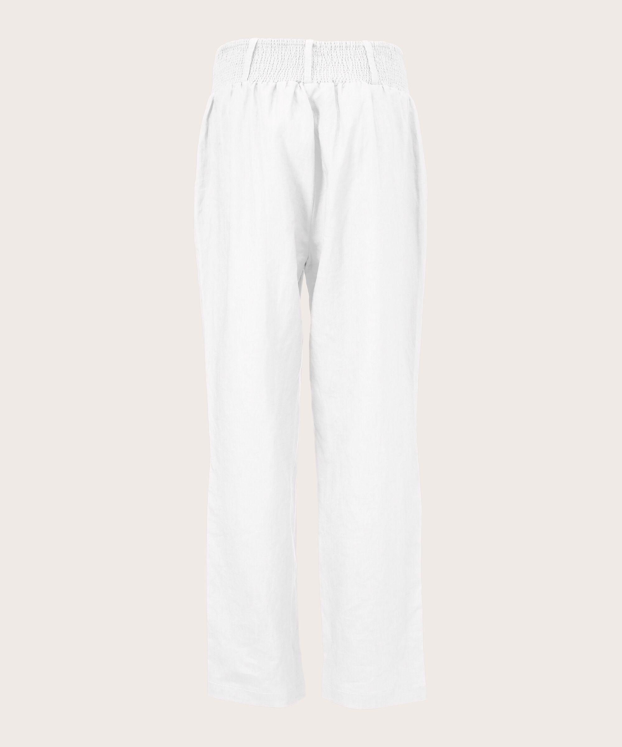 PETRONI TROUSERS, White