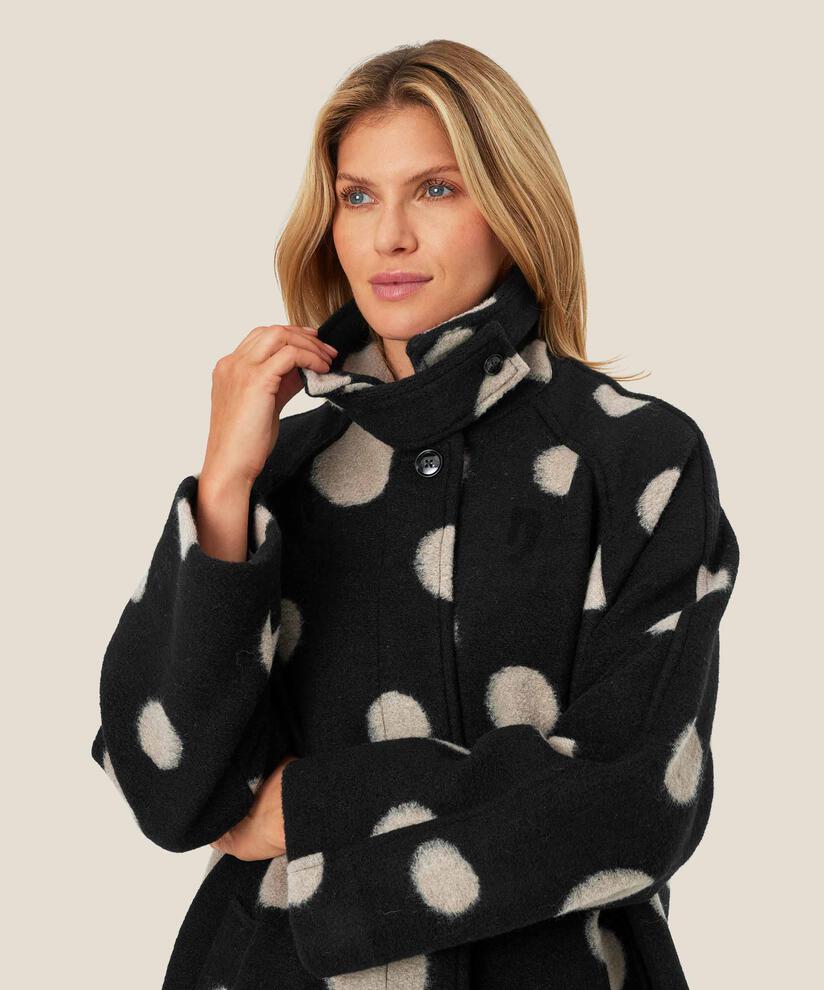 Tunila Wool Coat, Black