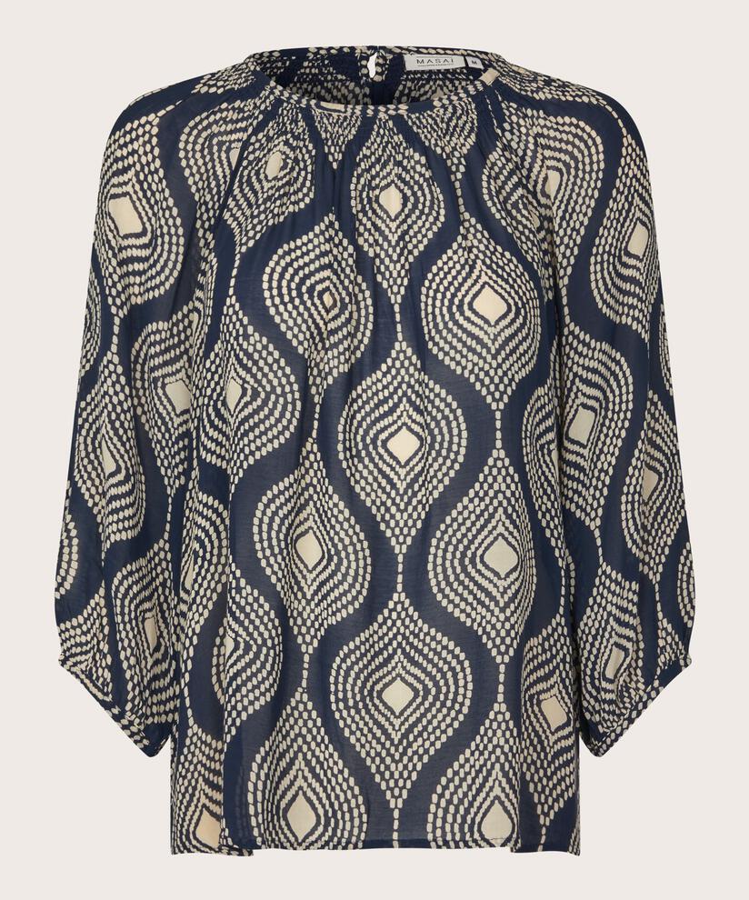 Daffodil Blouse, Mood Indigo