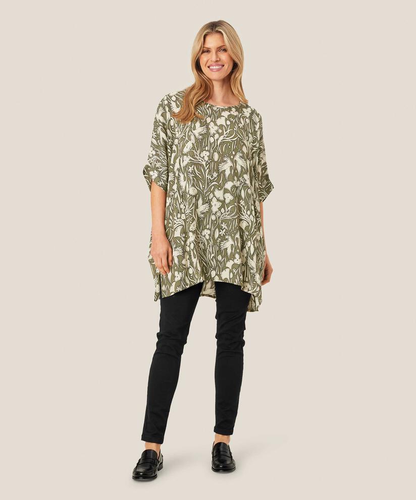 Galene Tunic, D. Lichen Green