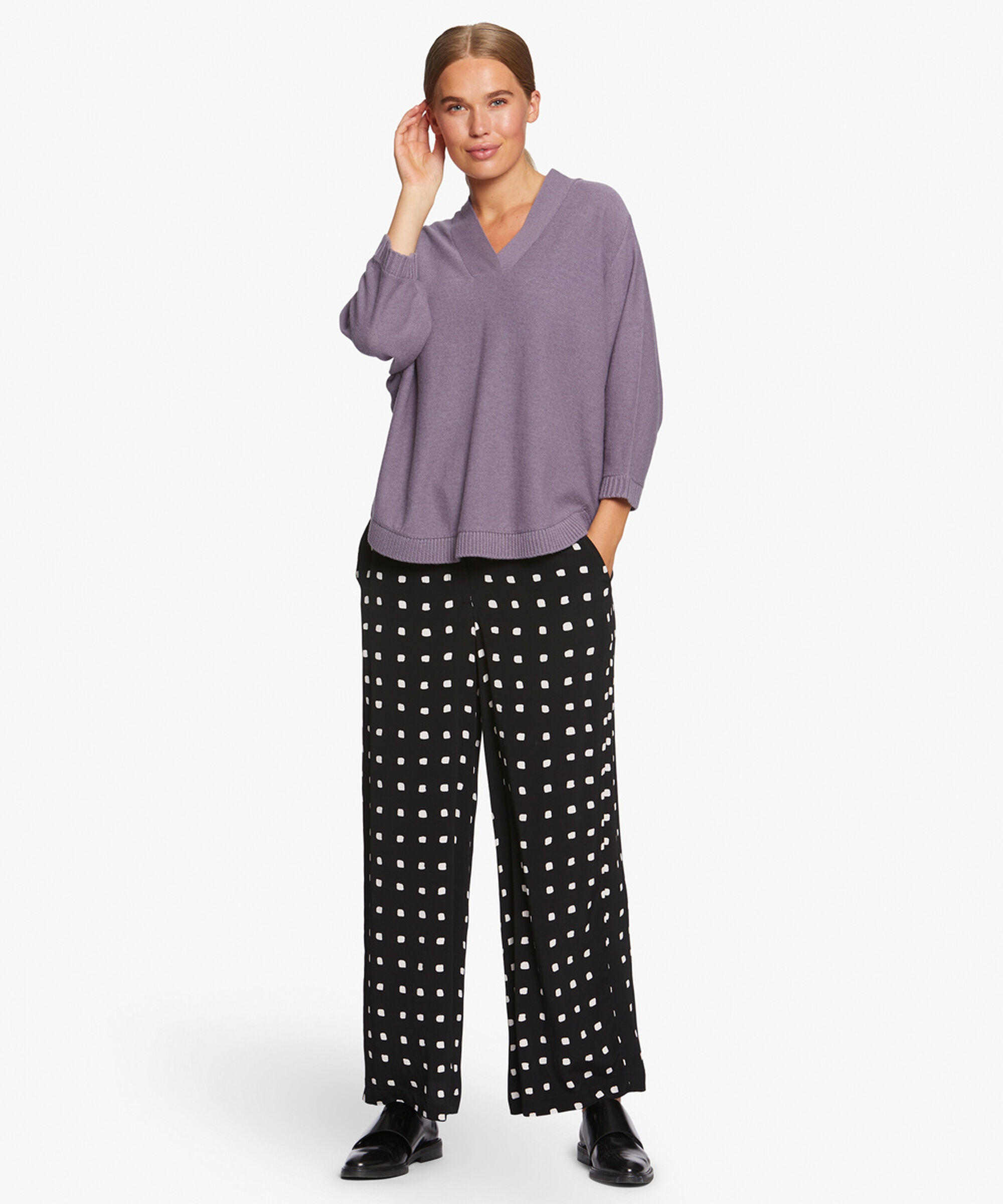 PERINUS TROUSERS, Black