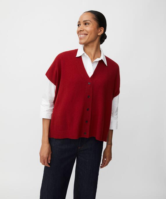 Lucanne Cardigan, Red Dahlia