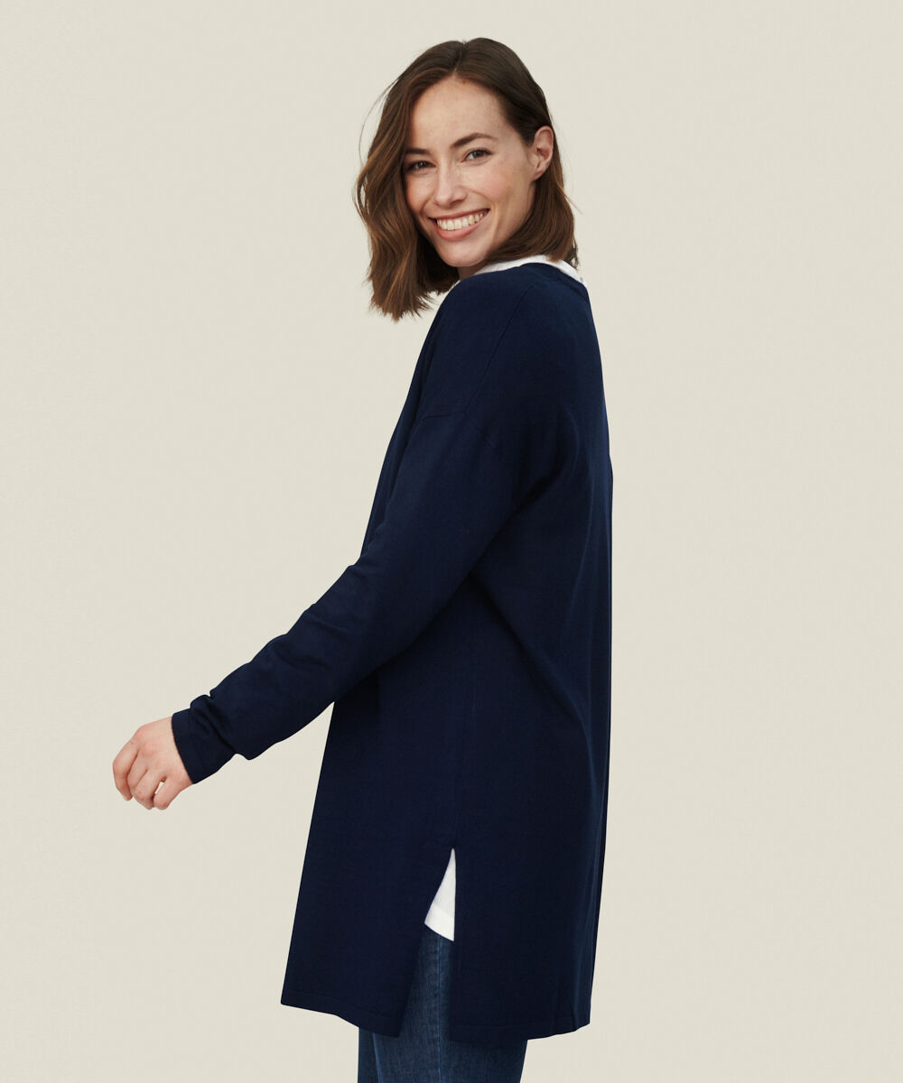 Lon Cardigan, Navy