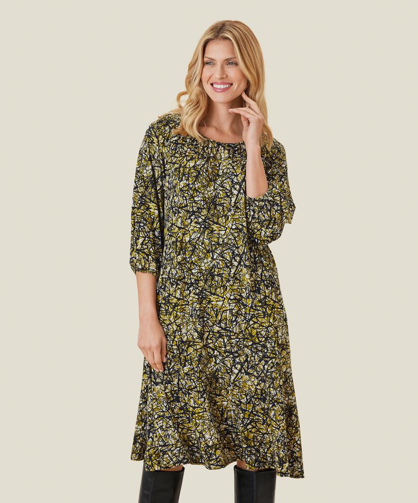 NYBELA JERSEY DRESS, Olive Oil