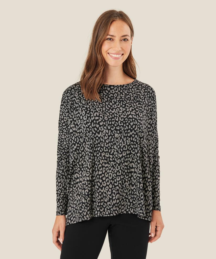 Barr JERSEY Top, Steel Grey