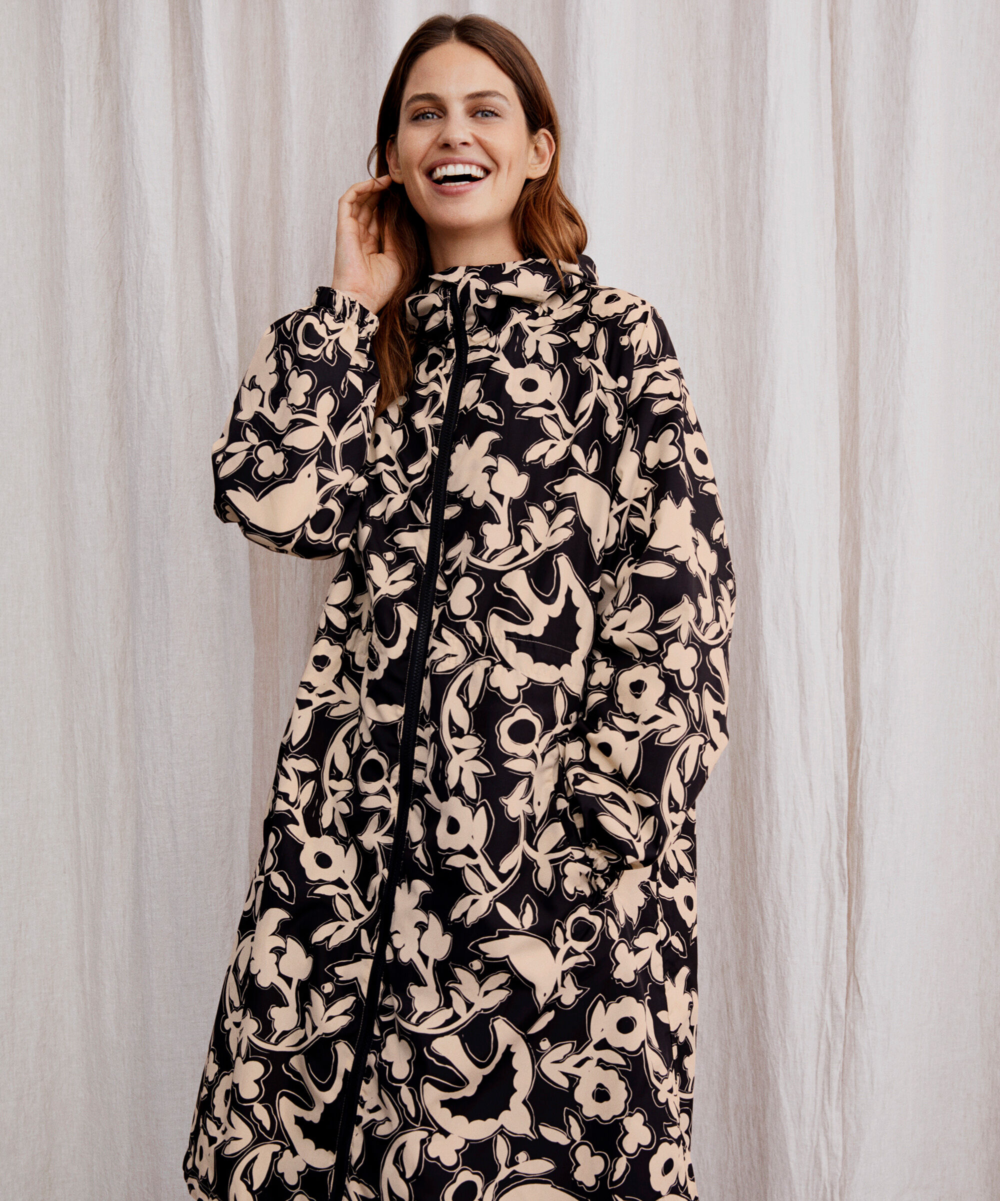 Patterned discount coats uk