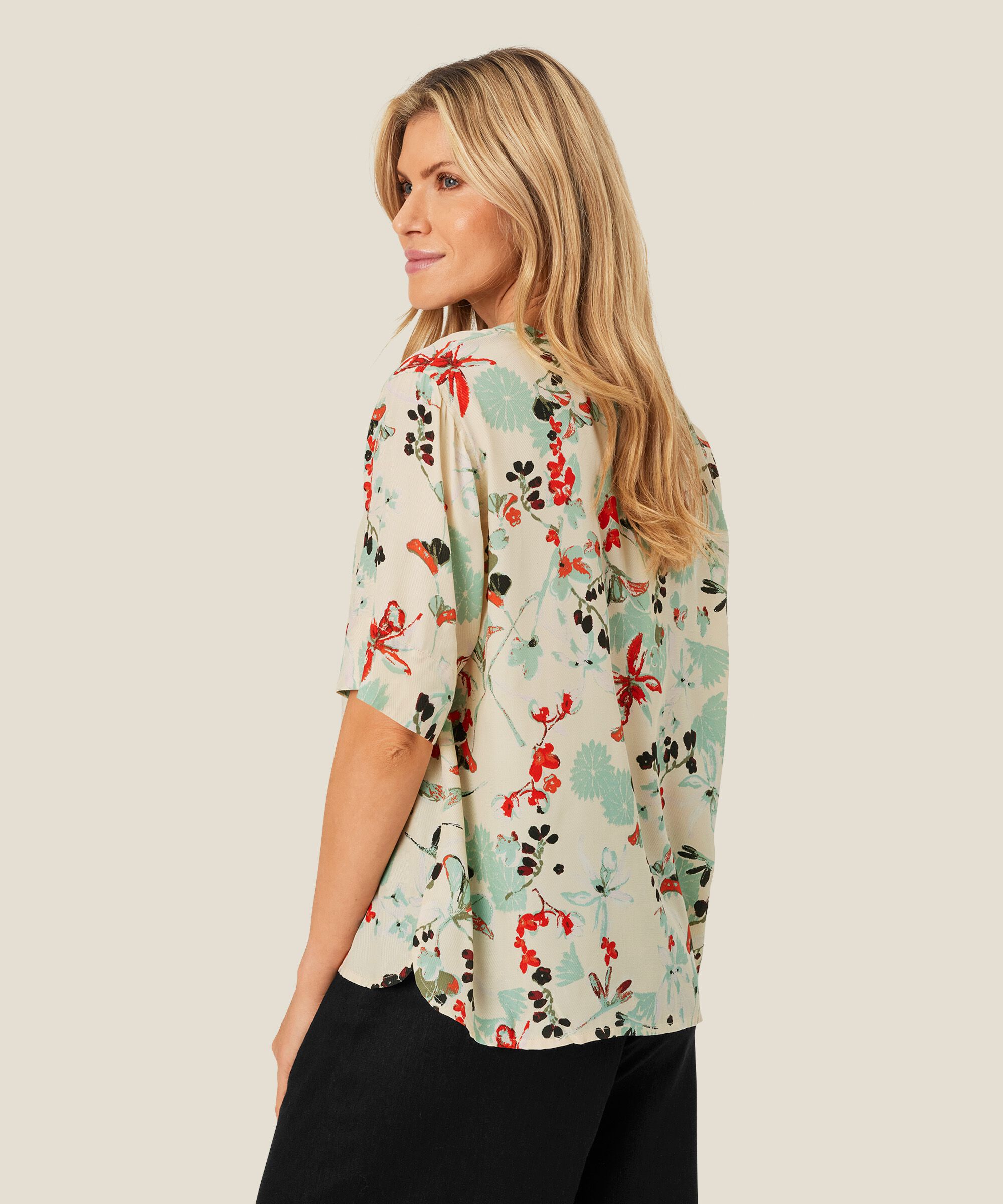 Barea Blouse, Frosty Green