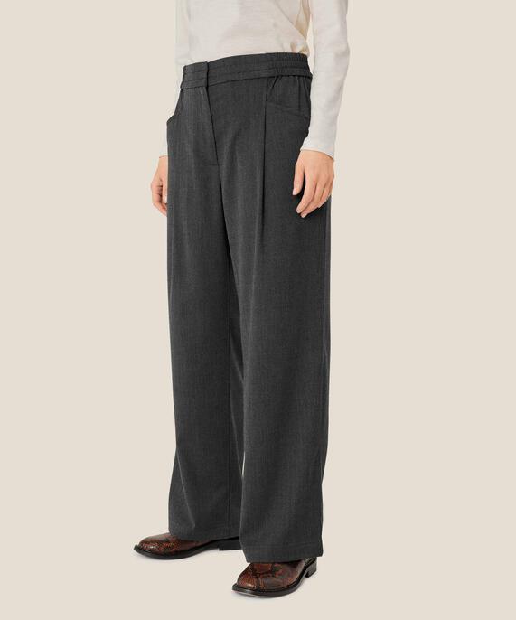 Penjani Trousers, D. Grey mel.