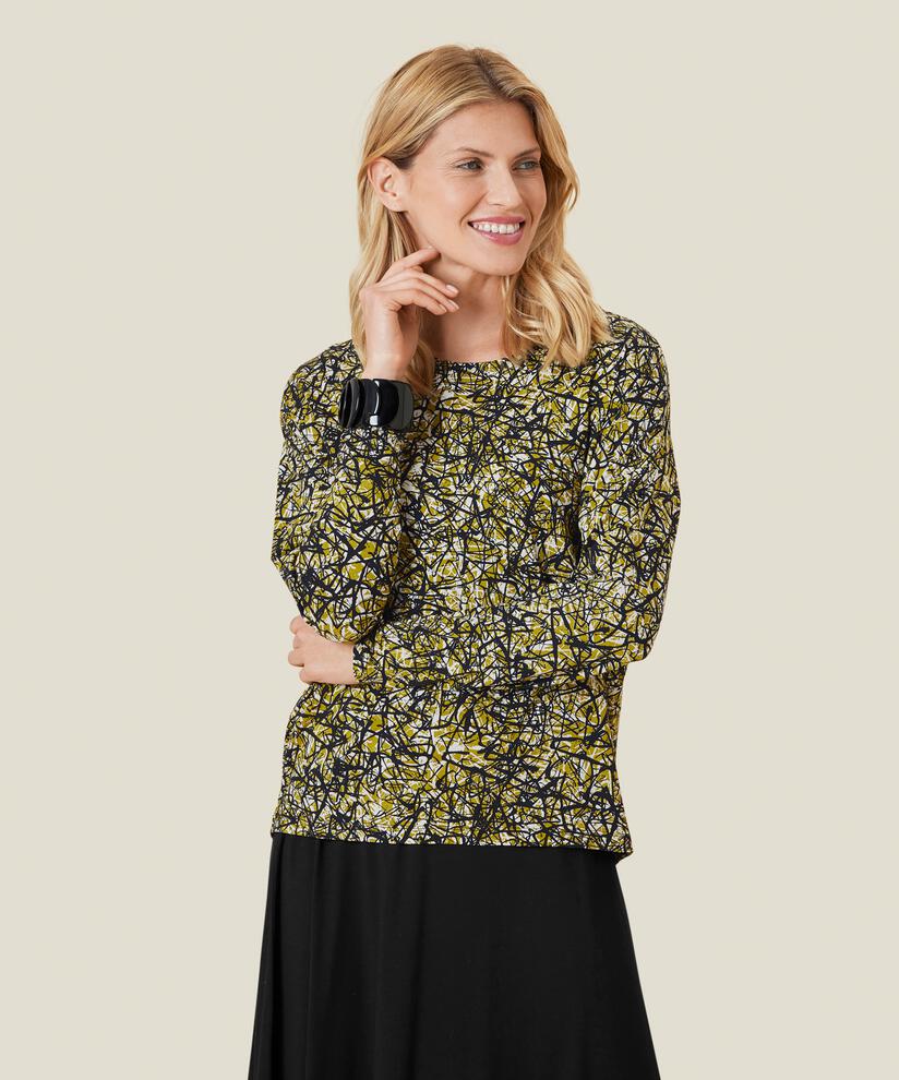 DALINA JERSEY TOP, Olive Oil