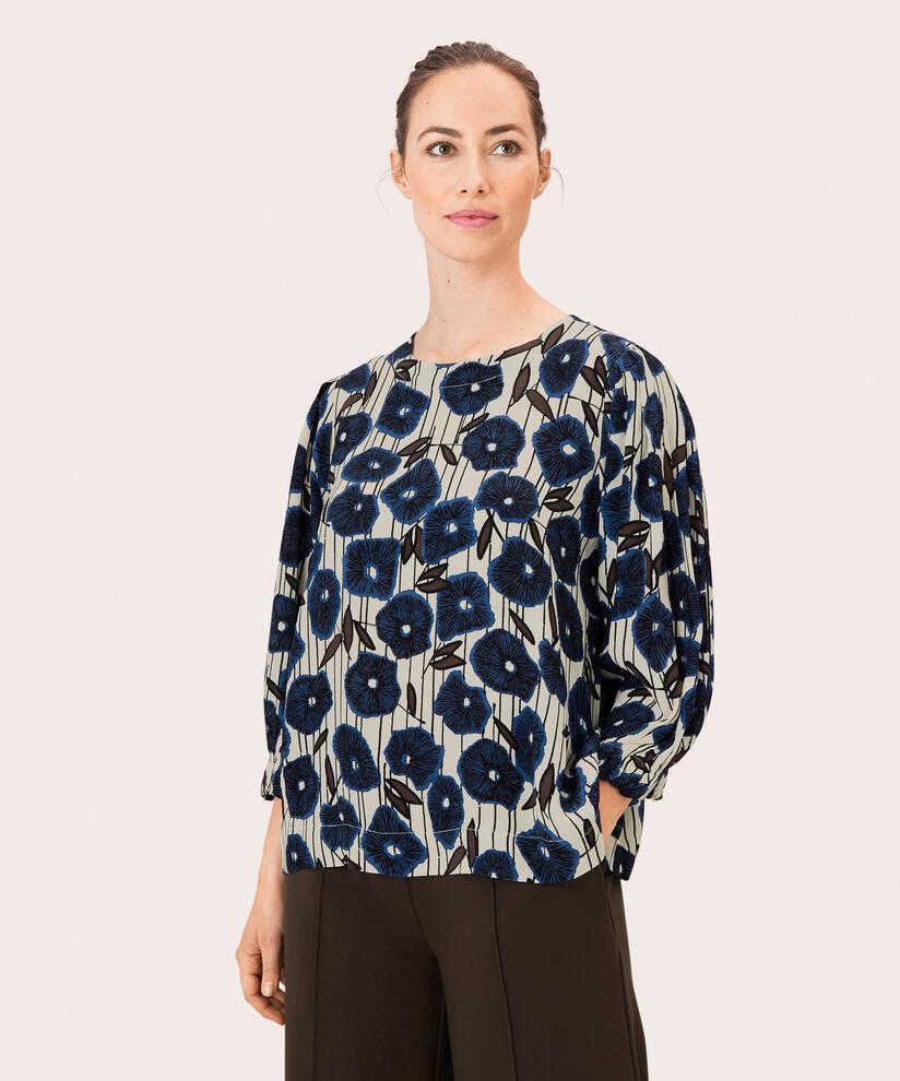 Brisa Blouse, True Navy