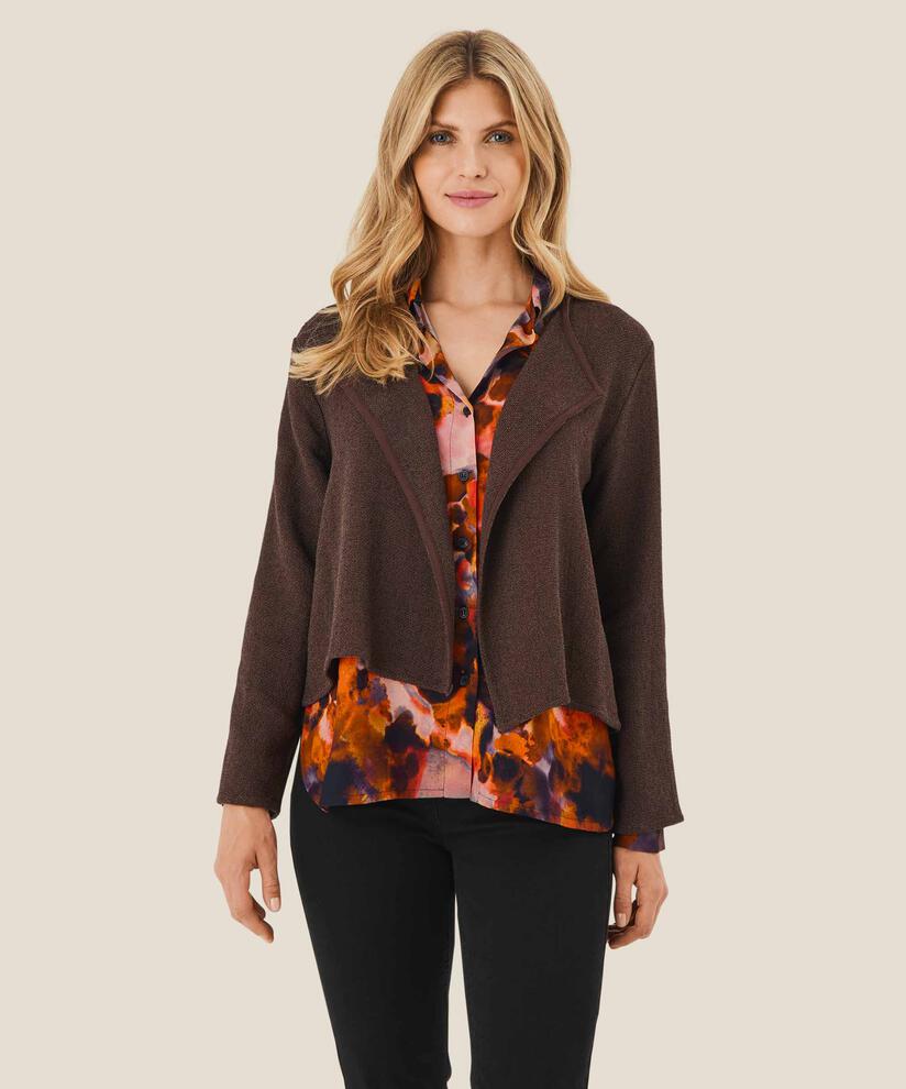 Julitta Jacket, Coffee Bean