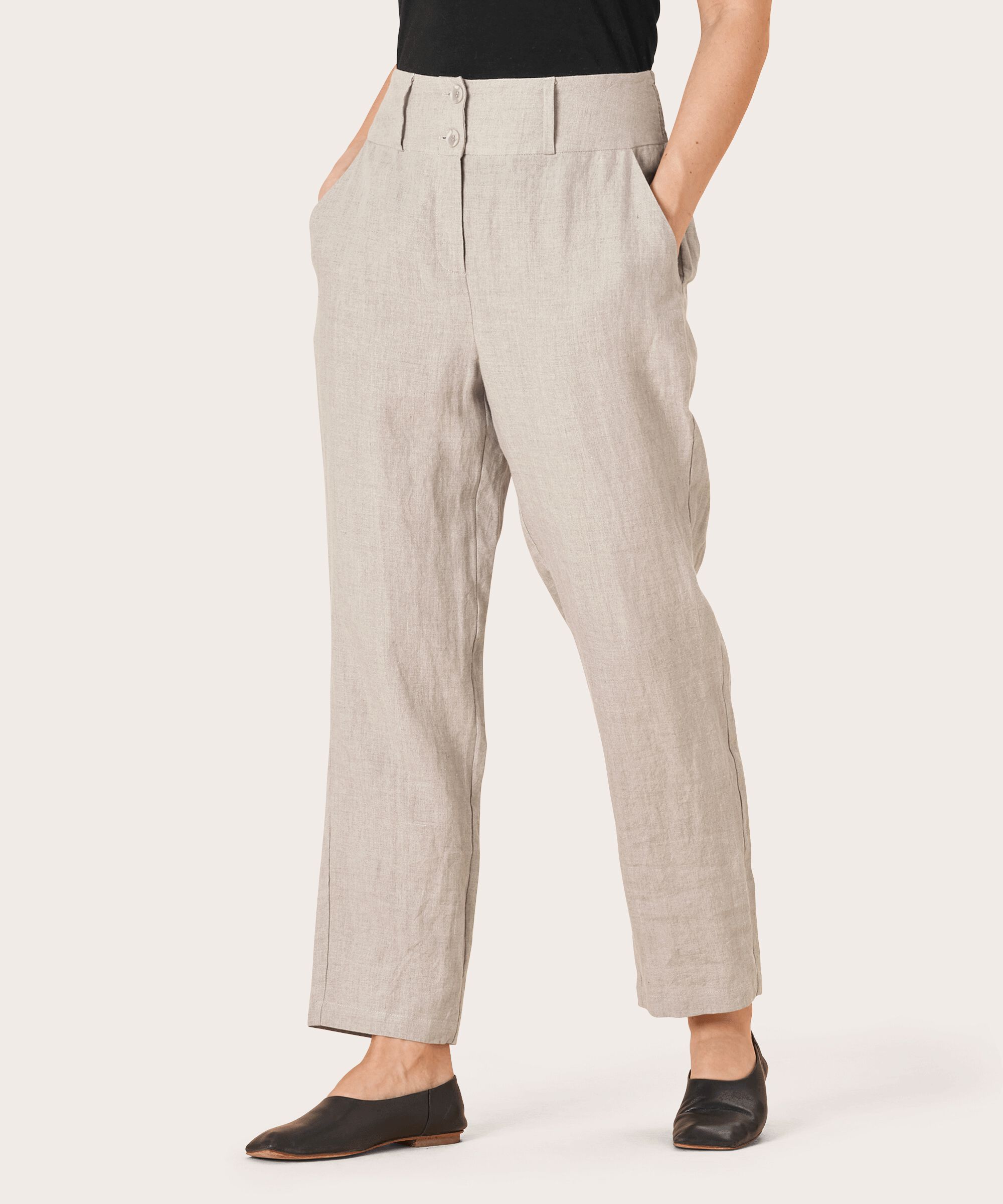 PETRONI TROUSERS, Natural