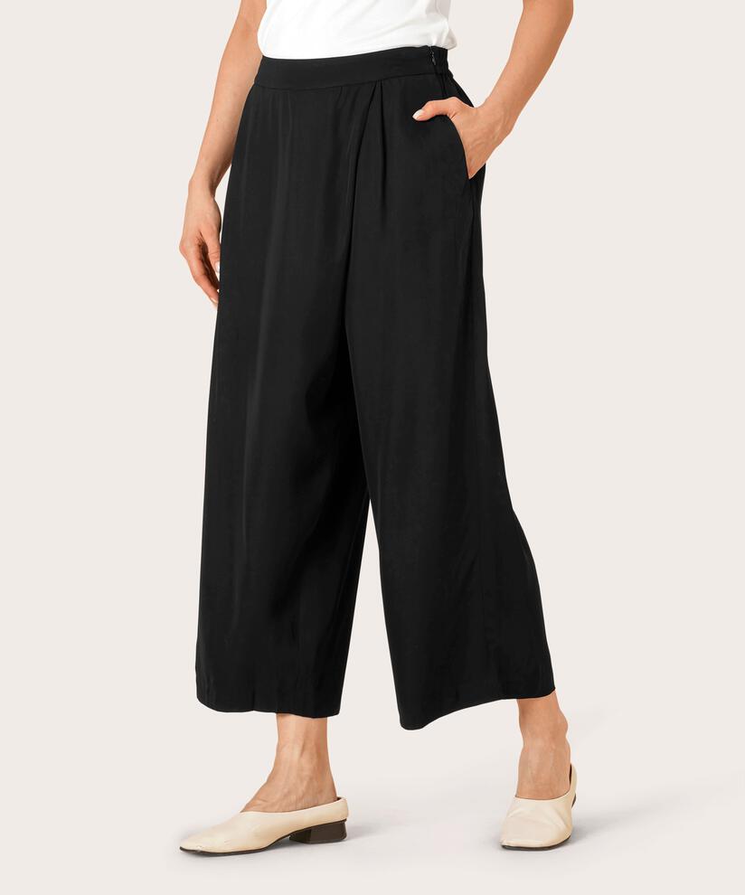 POELLA TROUSERS, Black