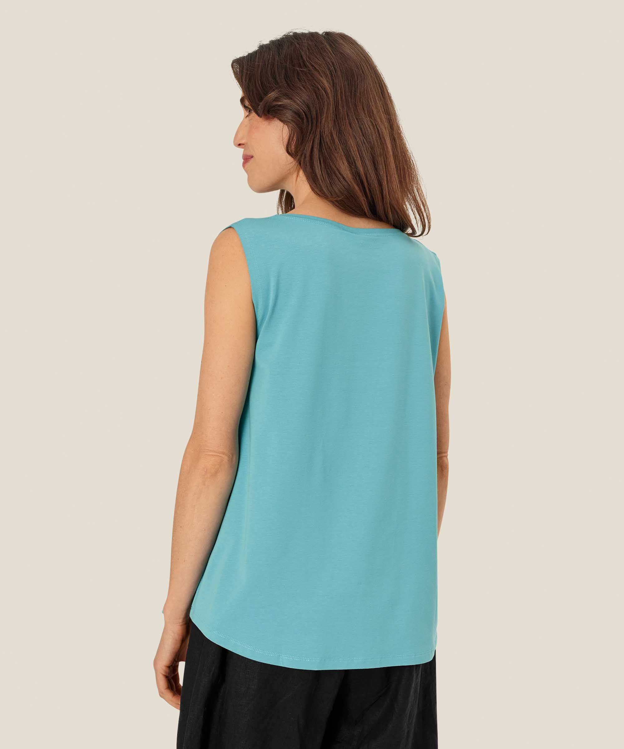 Elisa JERSEY Top, Aqua