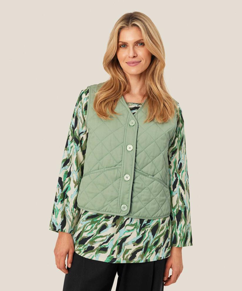 Jaylee Waistcoat, Frosty Green