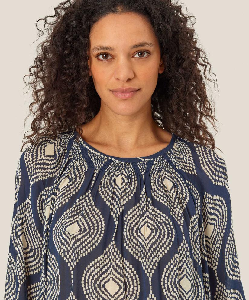 Daffodil Blouse, Mood Indigo