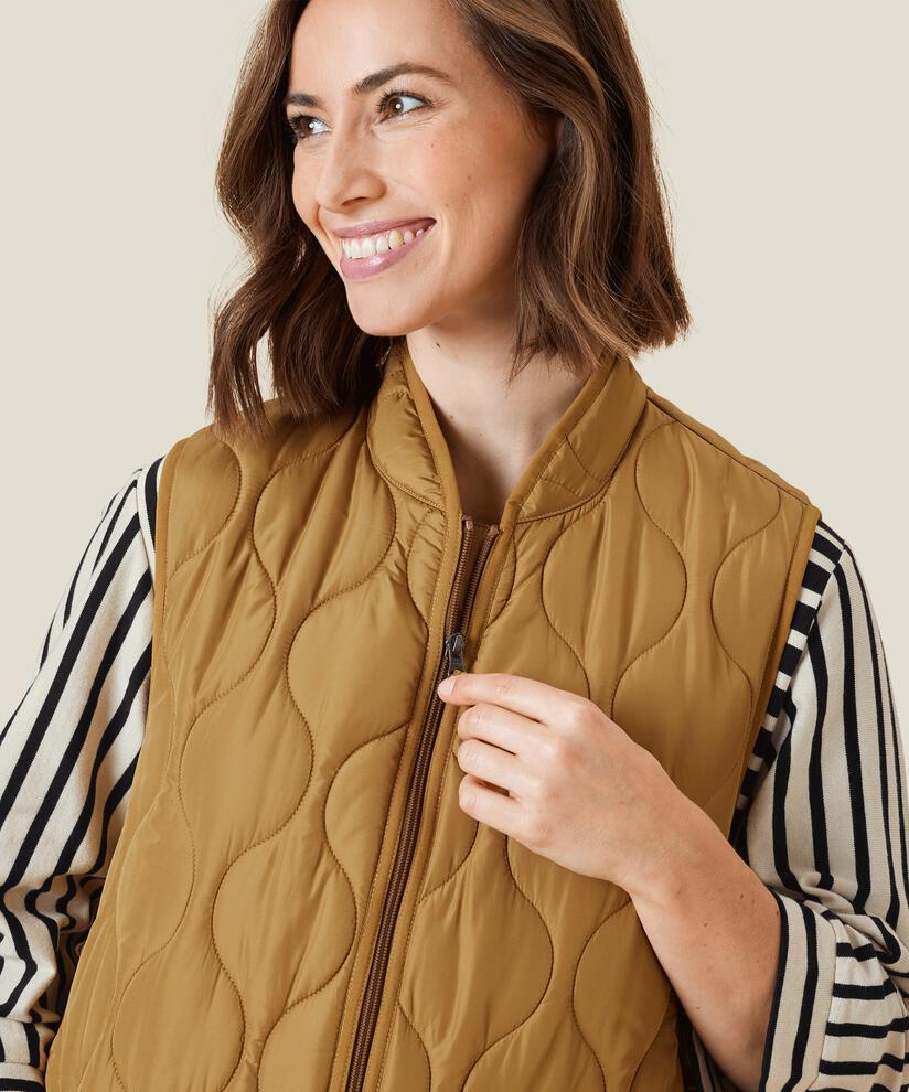 TENNA DOWN GILET, Dijon, hi-res