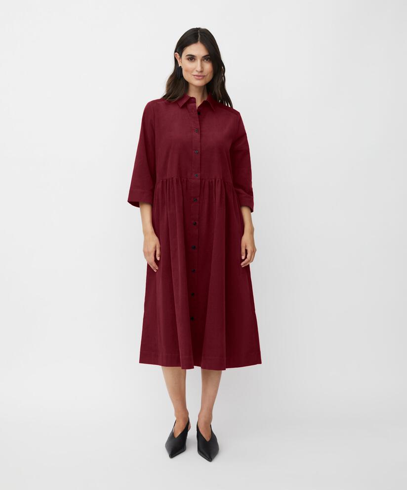Nynisla Shirt Dress, Tawny Port