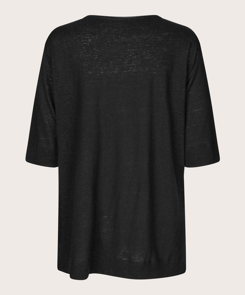 Bahija JERSEY Top, Black