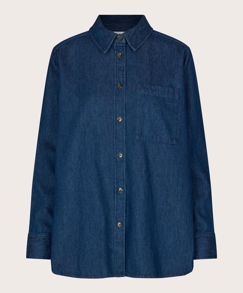 Indiba Shirt, Dark Denim