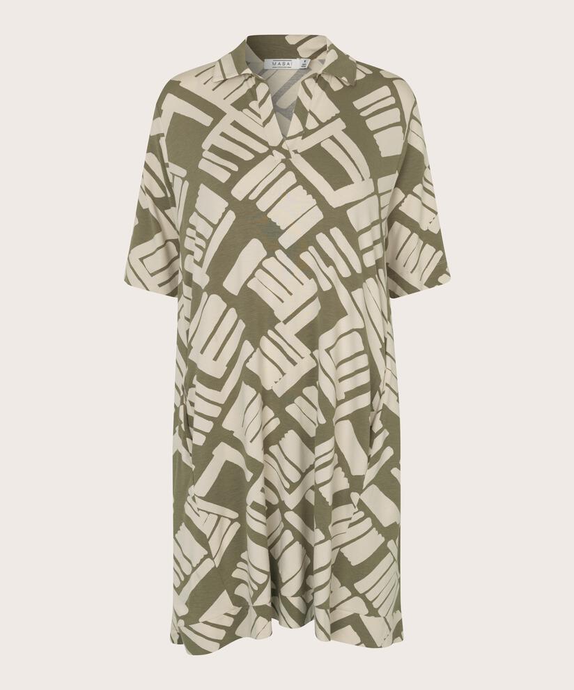 Gaiaba JERSEY Tunic, Dusky Green