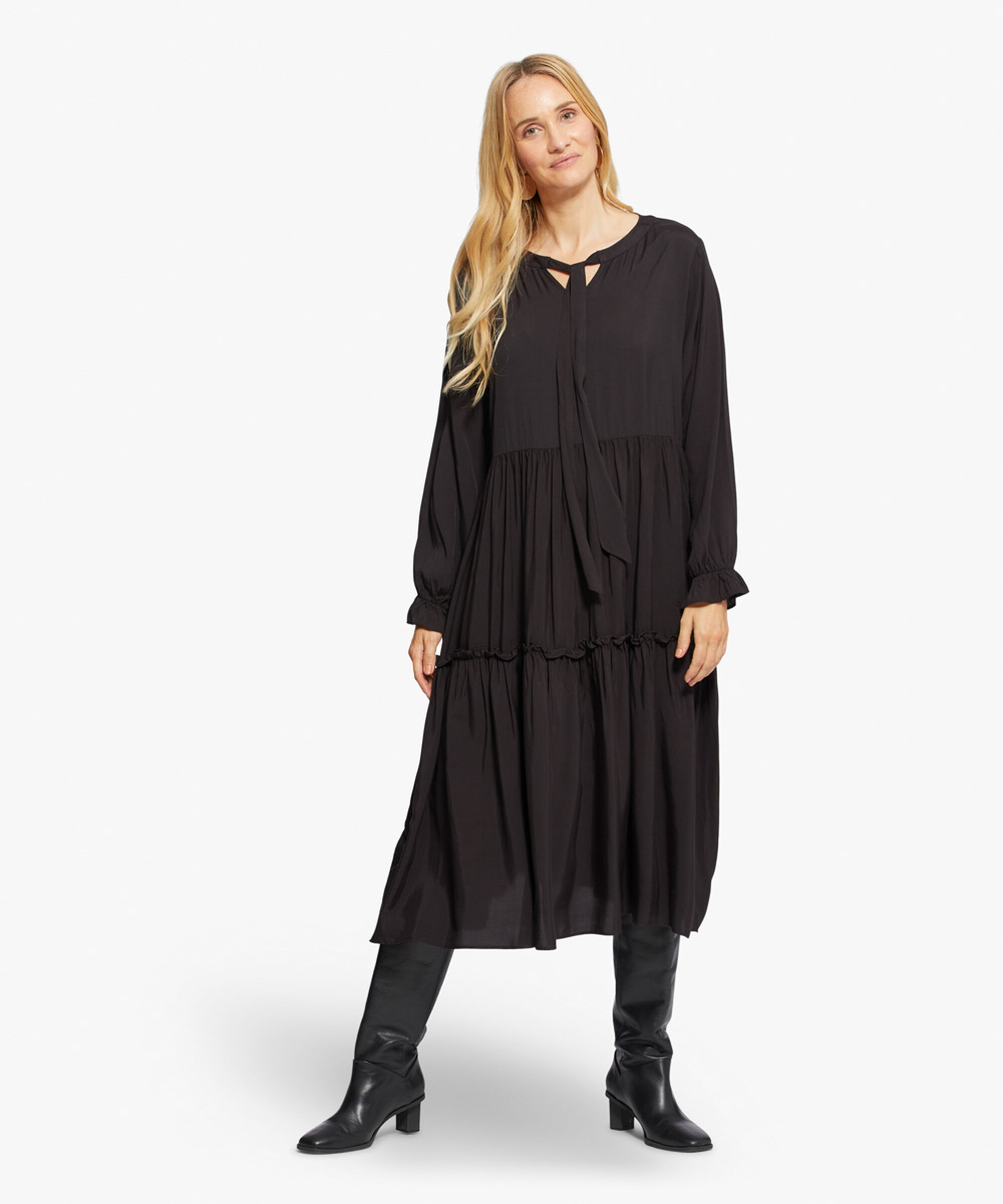 NUKINI DRESS, Black