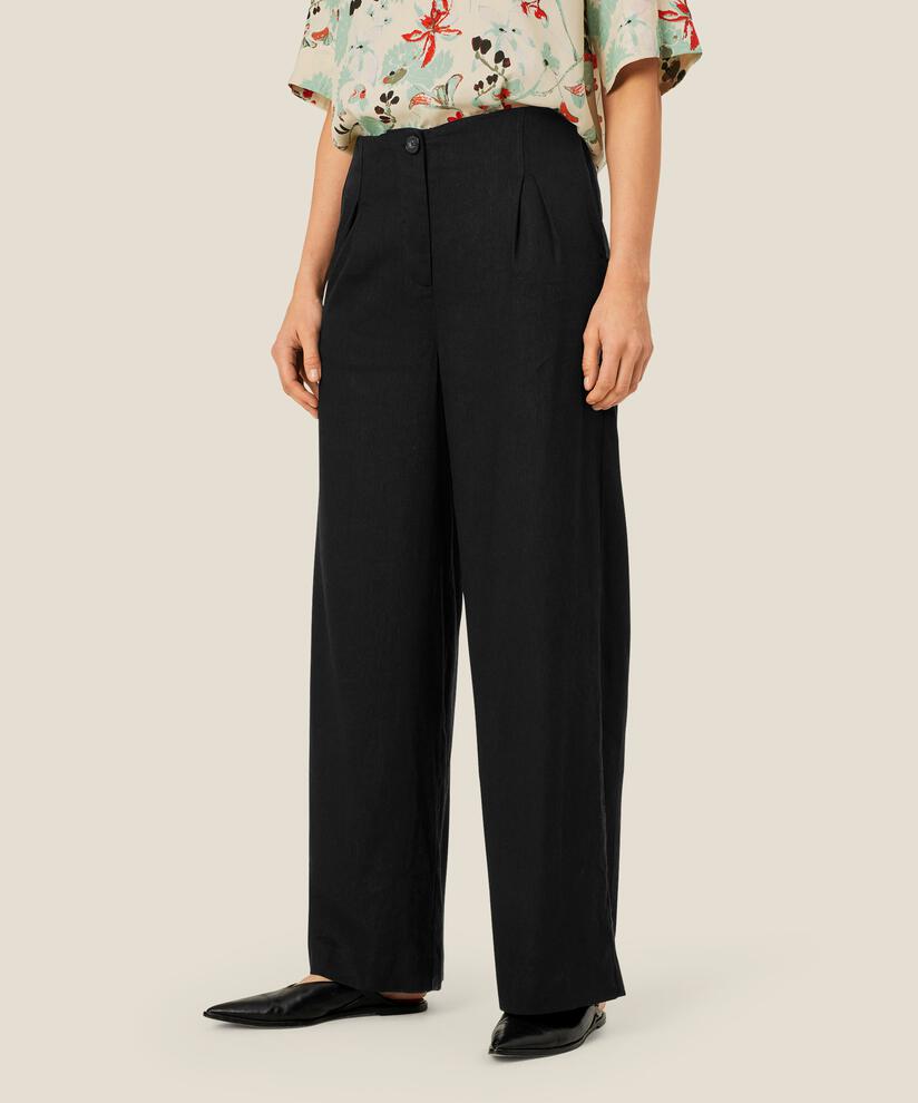 Parmone Trousers, Black