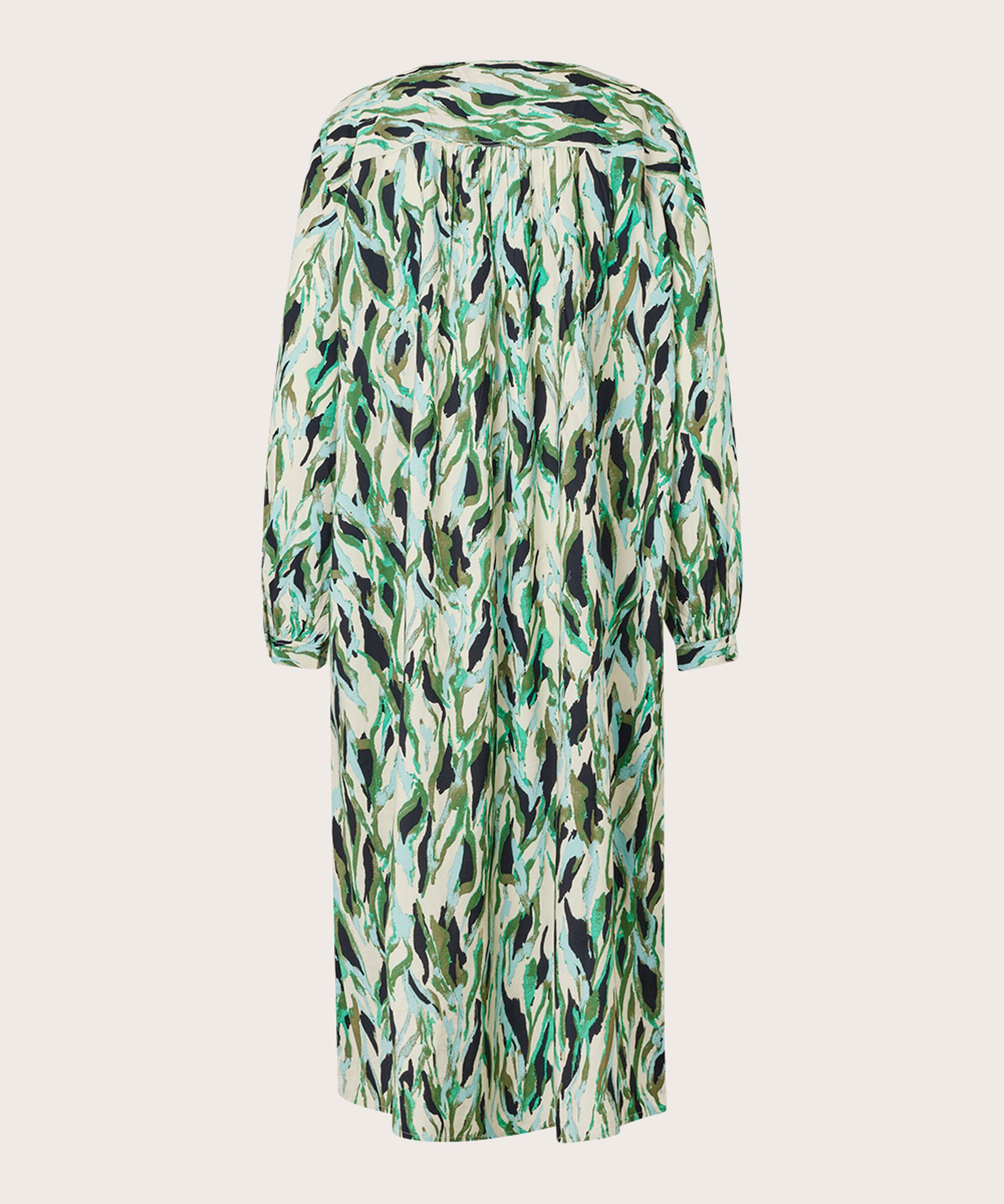 Noemma Dress, D. Lichen Green