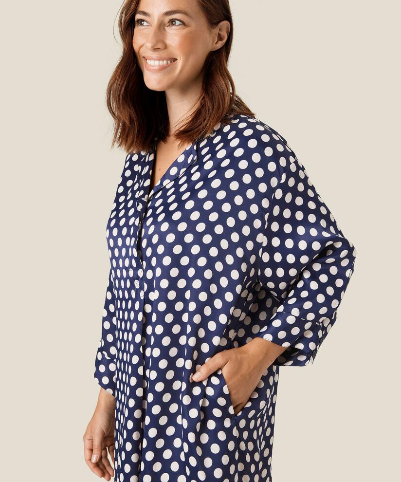 Nodile Dress, Navy Blazer
