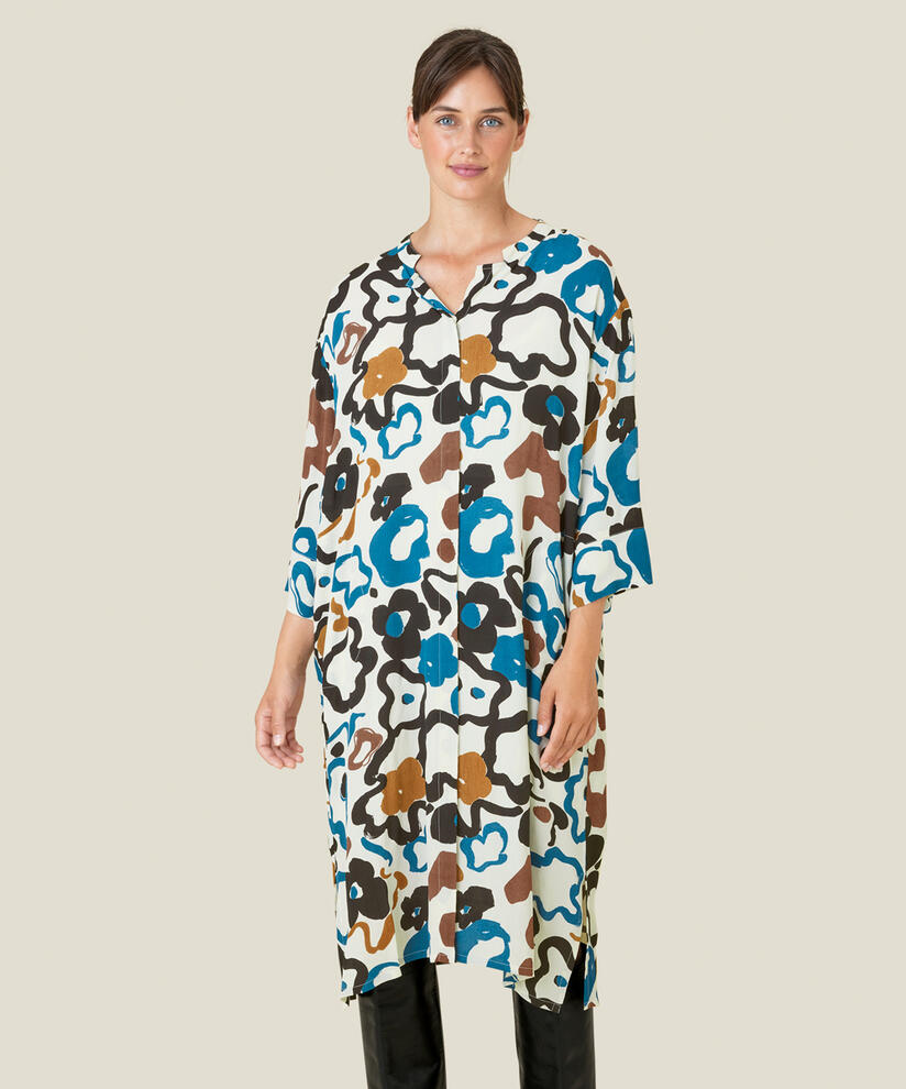 NIMES SHIRT DRESS, Chestnut