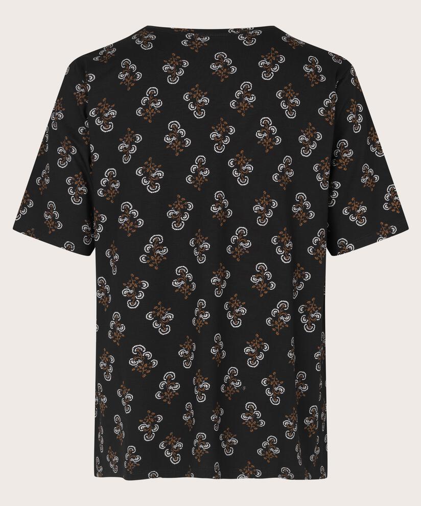 BUTTA JERSEY TOP, Bronze Brown