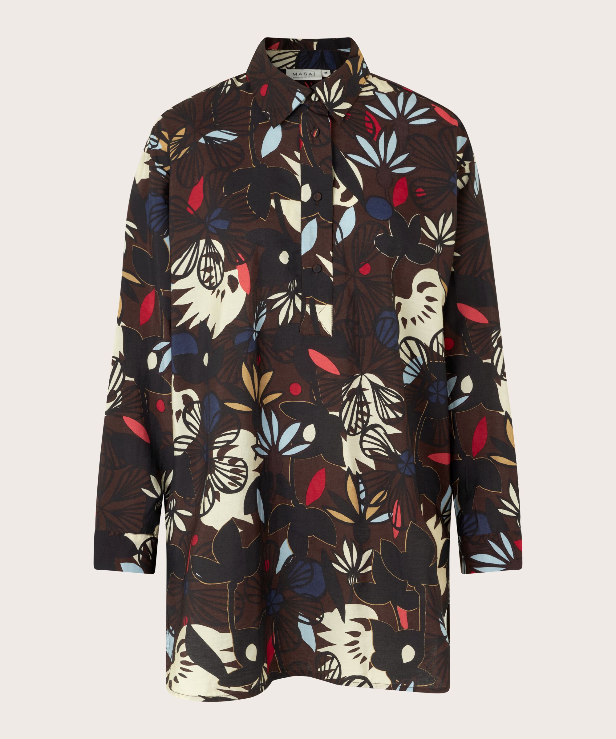 Gidette Tunic, Coffee Bean