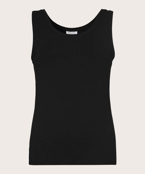 Els JERSEY Top, Black