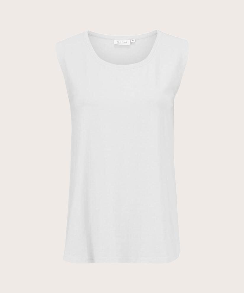 Elisa JERSEY Top, White