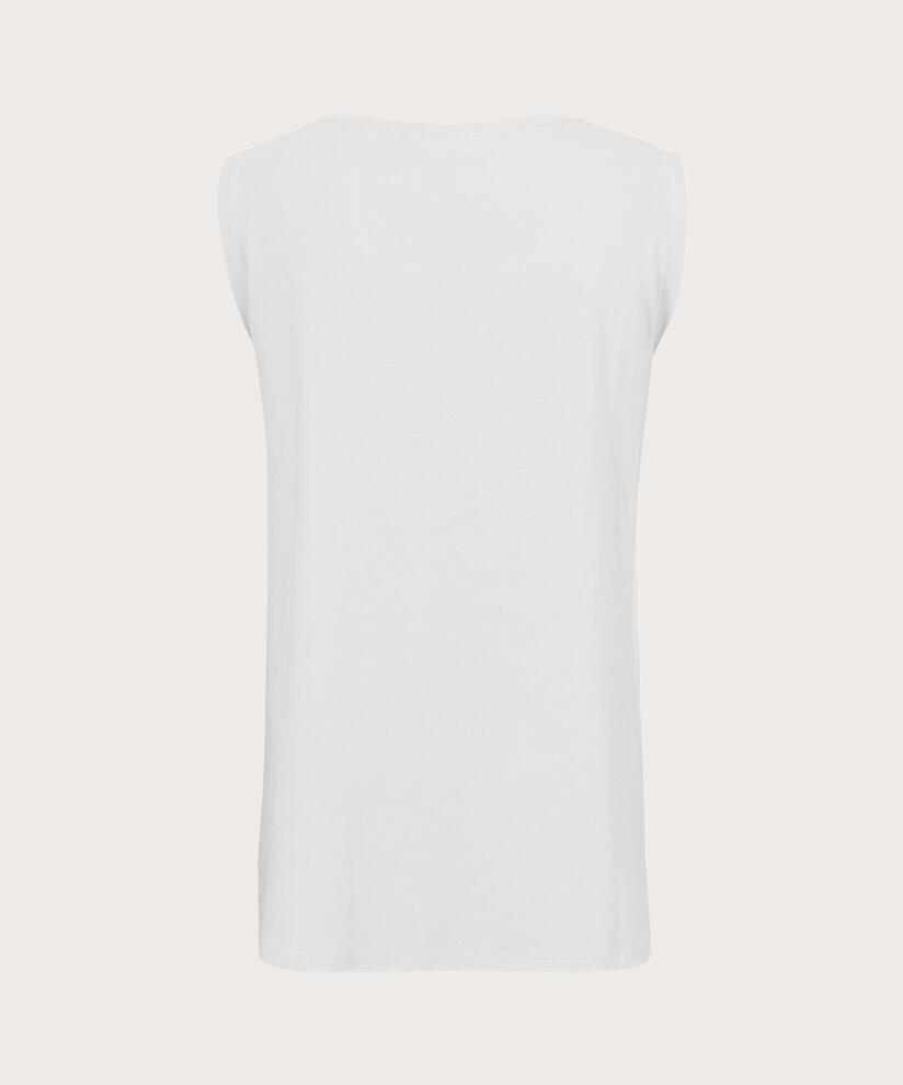 Elisa JERSEY Top, White