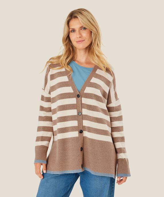 Luz Cardigan, Mink/ash/whc