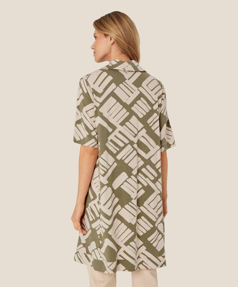 Gaiaba JERSEY Tunic, Dusky Green