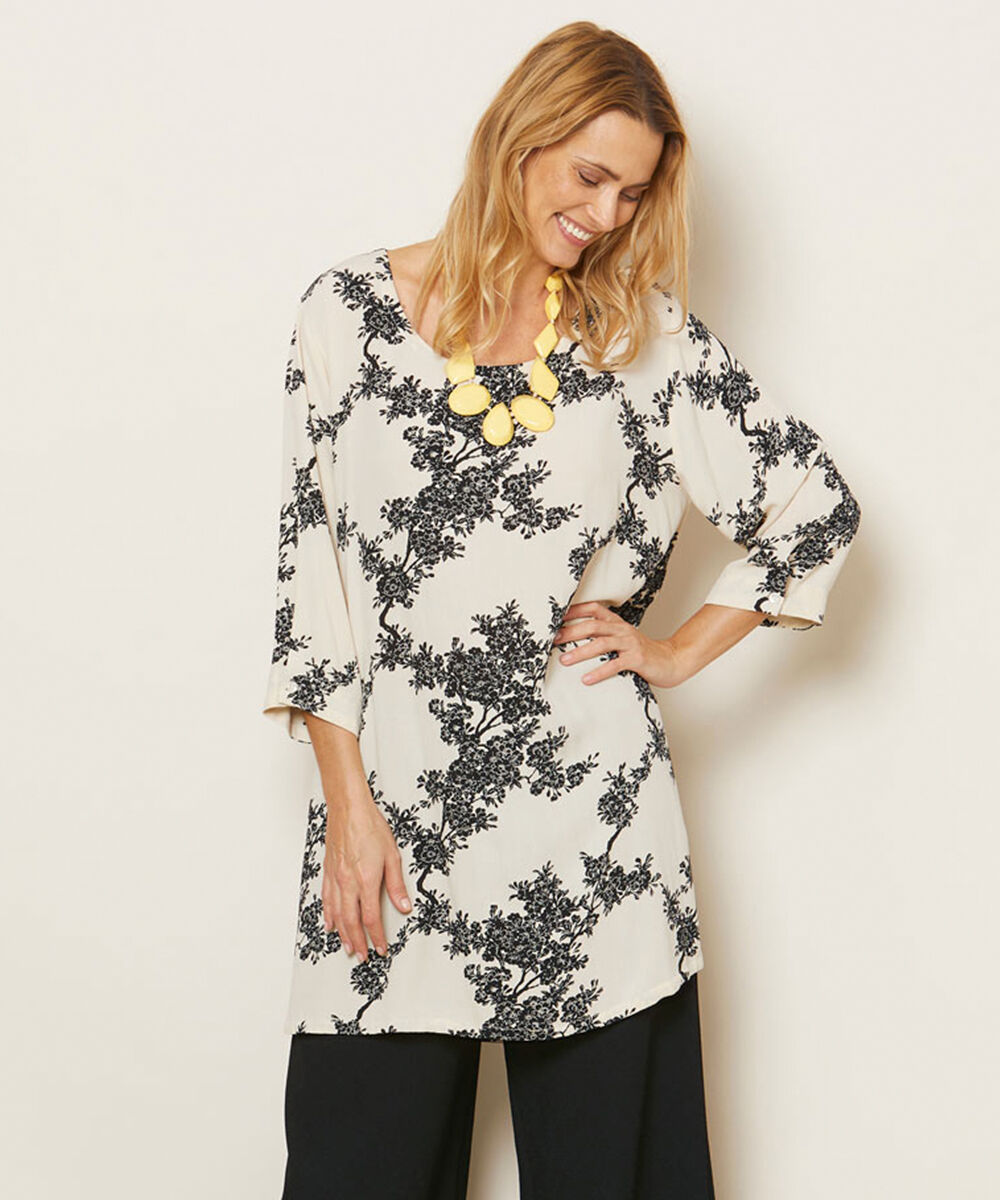 GARNETTA TUNIC, Black