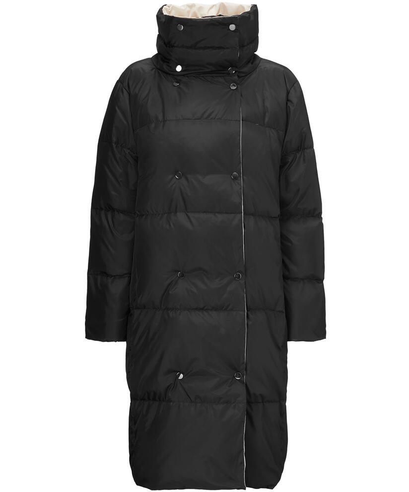TUSNA DOWN COAT, Black/Pumice, hi-res